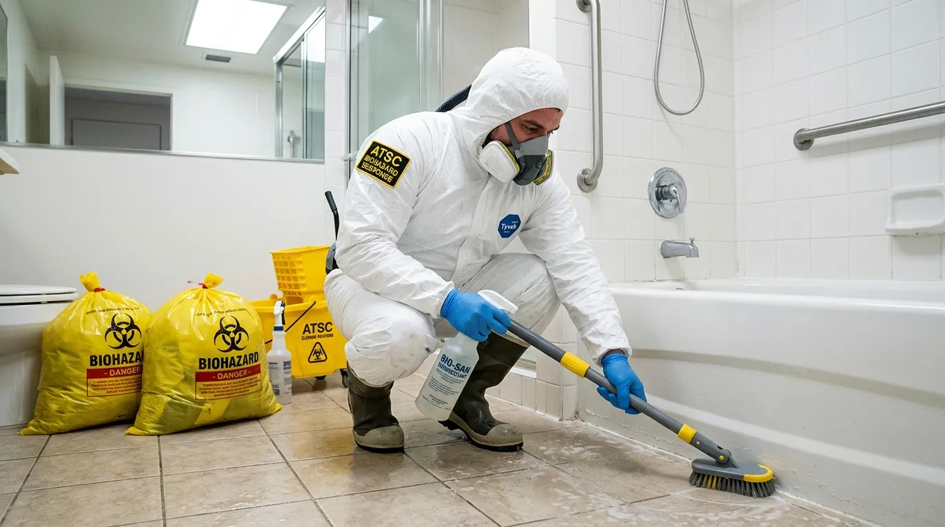 Decontamination equipment deployed for Blood Cleanup in Mendon